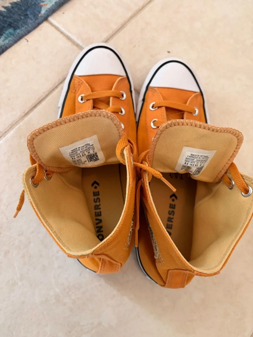 Like NEW Converse Chuck Taylor All Star Sneakers. Mustard Yellow | M8.5/W10 - Picture 9 of 12